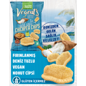 VEGEATS DENİZ TUZLU NUHUT CİPSİ