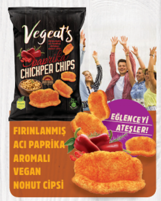 VEGEATS PAPRIKA NUHUT CİPSİ