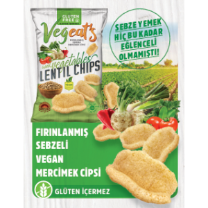 VEGEATS SEBZELİ MERCİMEK CİPSİ